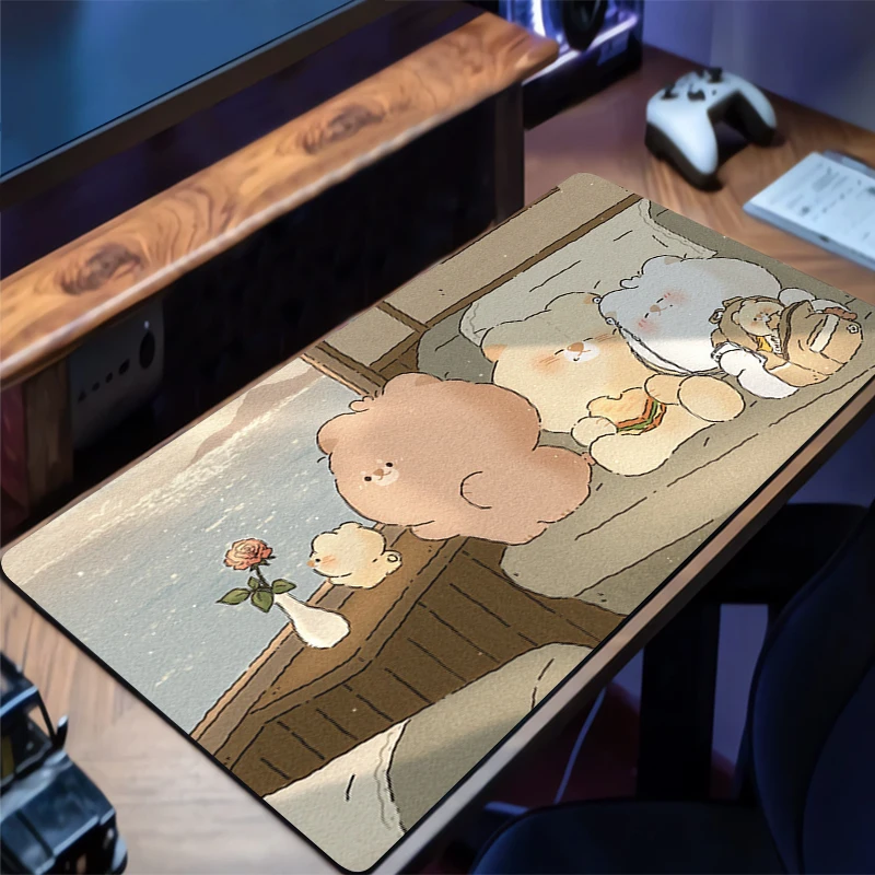 1Pcs Mouse Pad Extended Gaming Mousepad Laptop Cartoon Baby Bear Desktop Mat With Stitched Non-Slip Rubber Base HD Keyboard Pad
1Pcs Mouse Pad Extended Gaming Mousepad Laptop Cartoon Baby Bear Desktop Mat With Stitched Non-Slip Rubber Base HD Keyboard Pad