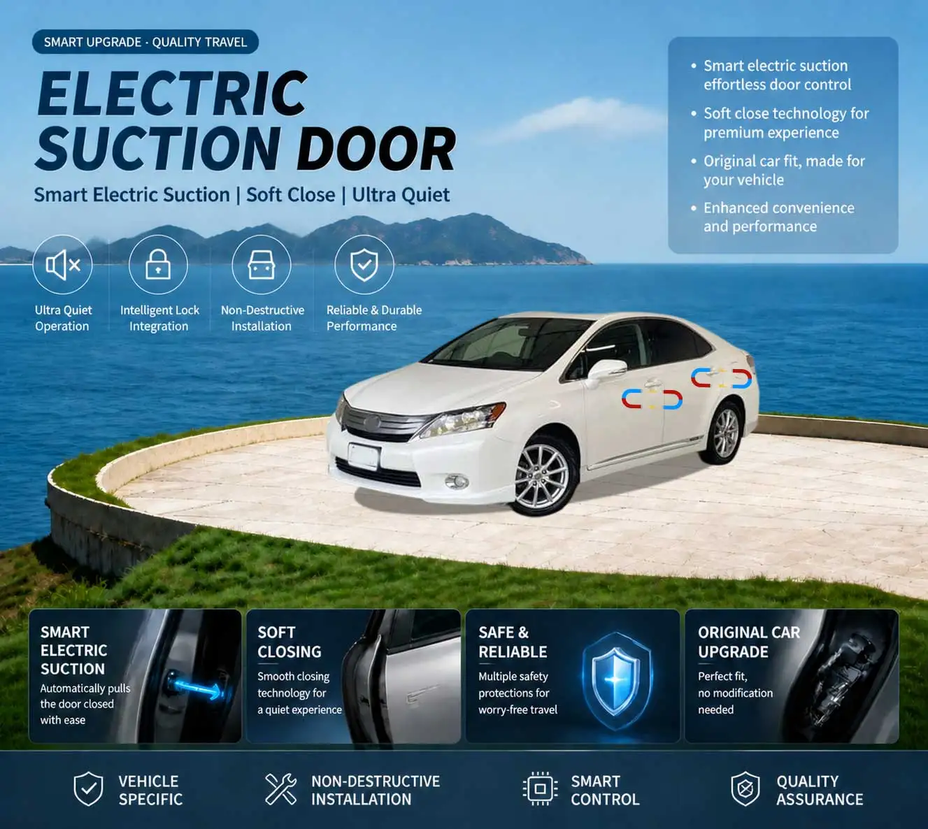 Car Specific Car Modification Auto Suction Soft Close Door Modification Parts & Accessories For Lexus HS ANF10 2009-2018
Car Specific Car Modification Auto Suction Soft Close Door Modification Parts & Accessories For Lexus HS ANF10 2009-2018