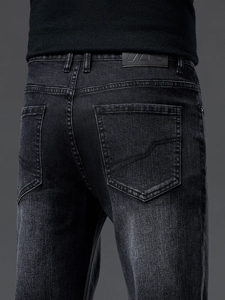 Autumn Winter Thick Middle-aged Men's Jeans Stretch Loose Straight Versatile High-end Business Casual Pants
Autumn Winter Thick Middle-aged Men's Jeans Stretch Loose Straight Versatile High-end Business Casual Pants
