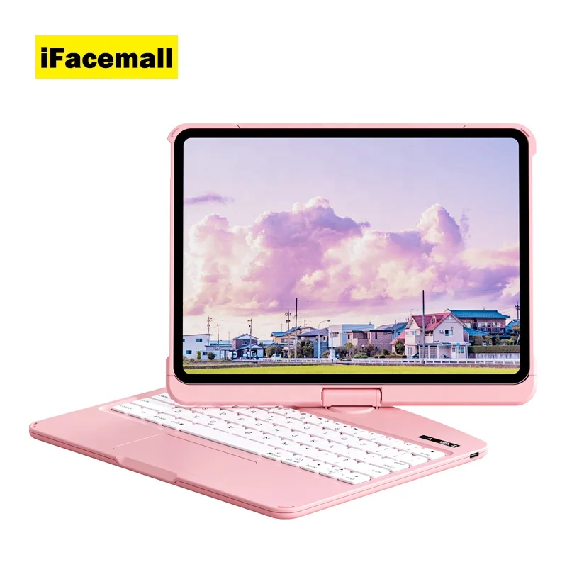 IFacemall New Tablet Keyboard with Pencil Holder Backlit Blue Tooth Wireless Keyboard Case for iPad Pro Air 10.9 11 2024 2023
IFacemall New Tablet Keyboard with Pencil Holder Backlit Blue Tooth Wireless Keyboard Case for iPad Pro Air 10.9 11 2024 2023