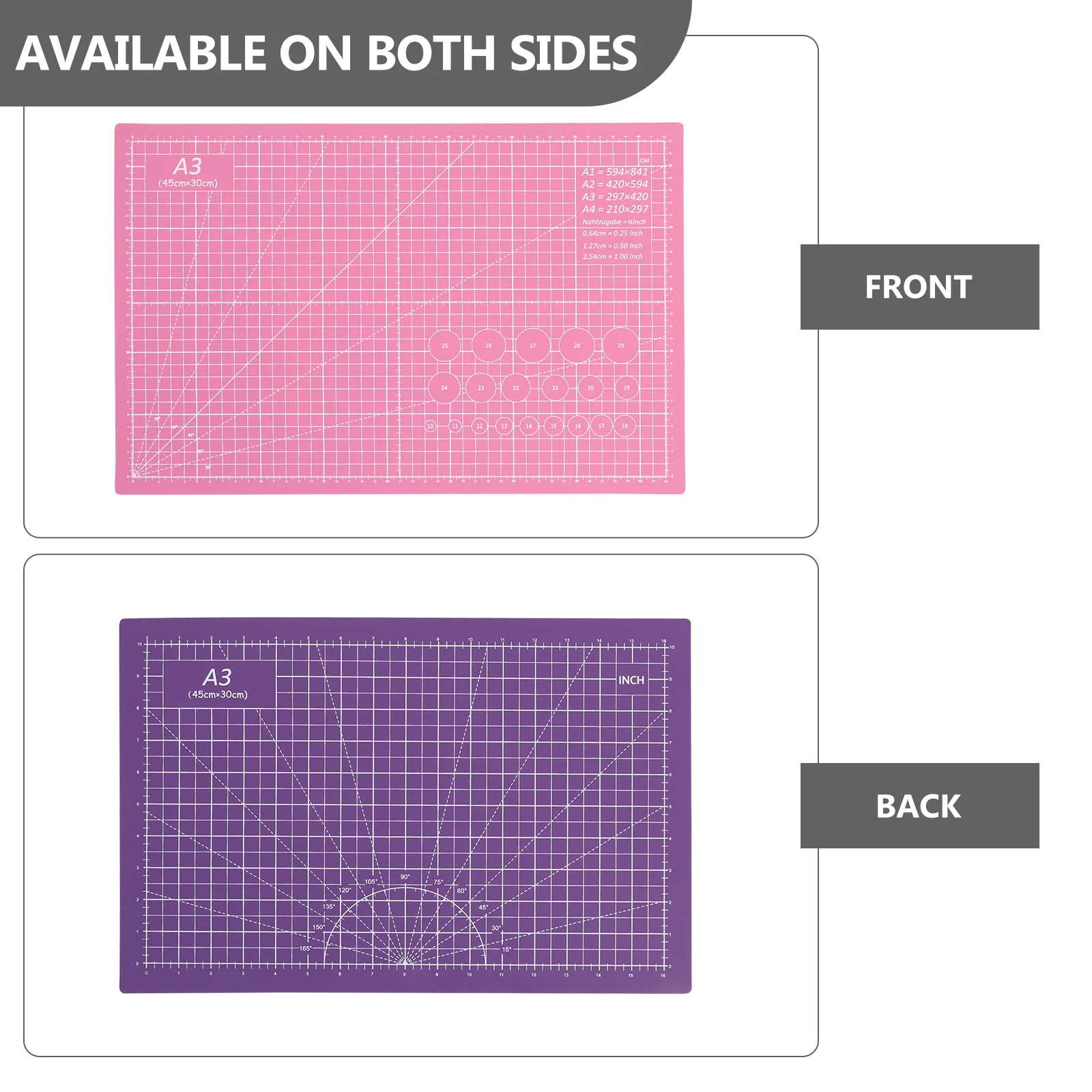 1Pcs A3 Size Cutting Mat PVC Professional Marking Cushion for Quilting Sewing Handicraft Projects A3 Size Cutting Mat
1Pcs A3 Size Cutting Mat PVC Professional Marking Cushion for Quilting Sewing Handicraft Projects A3 Size Cutting Mat