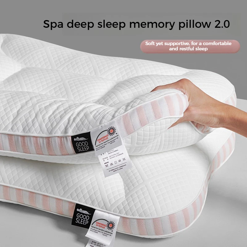 1pc Ergonomic Partitioned Neck Pillow Soft Spa Deep Sleep Memory Pillow for Adult Three Heights Comfortable Side Sleeping Pillow
1pc Ergonomic Partitioned Neck Pillow Soft Spa Deep Sleep Memory Pillow for Adult Three Heights Comfortable Side Sleeping Pillow