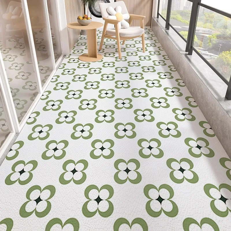 Simple Green Print Balcony Floor Mat Small Fresh Kitchen Waterproof Non-slip Carpet Home Pvc Leather Foot Mats Wear-resistant 러그
Simple Green Print Balcony Floor Mat Small Fresh Kitchen Waterproof Non-slip Carpet Home Pvc Leather Foot Mats Wear-resistant 러그