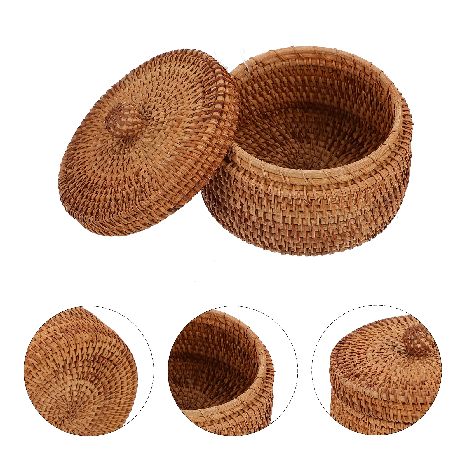Rattan Storage Box Woven Basket for Fruits Snacks Home Decor Balcony Dining Table Color Quality Household Storage
Rattan Storage Box Woven Basket for Fruits Snacks Home Decor Balcony Dining Table Color Quality Household Storage