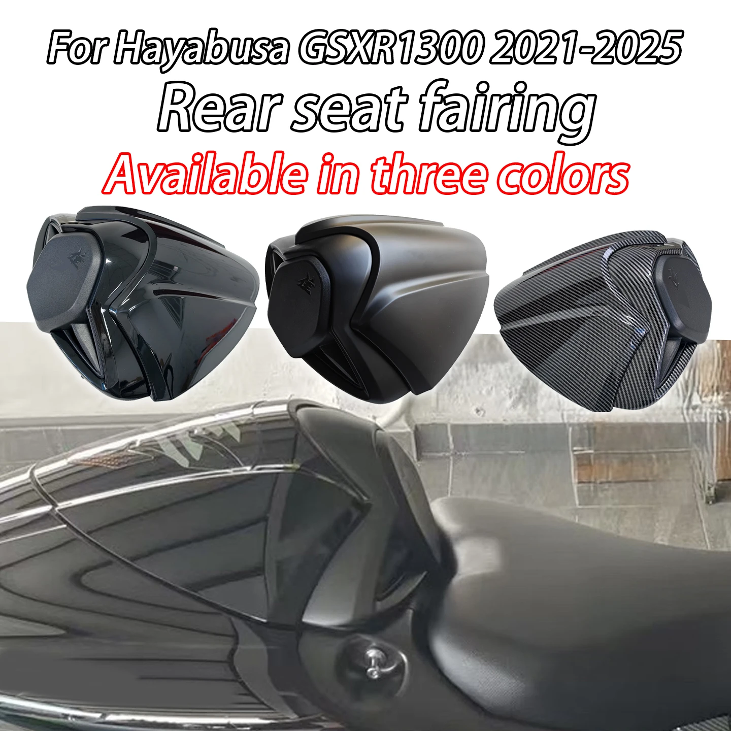 Suitable for Suzuki Hayabusa Accessories GSXR1300 GSX1300R GSX-R1300 2021-2025Motorcycle Rear Seat Cover Fairing Tail Cover Rear
Suitable for Suzuki Hayabusa Accessories GSXR1300 GSX1300R GSX-R1300 2021-2025Motorcycle Rear Seat Cover Fairing Tail Cover Rear