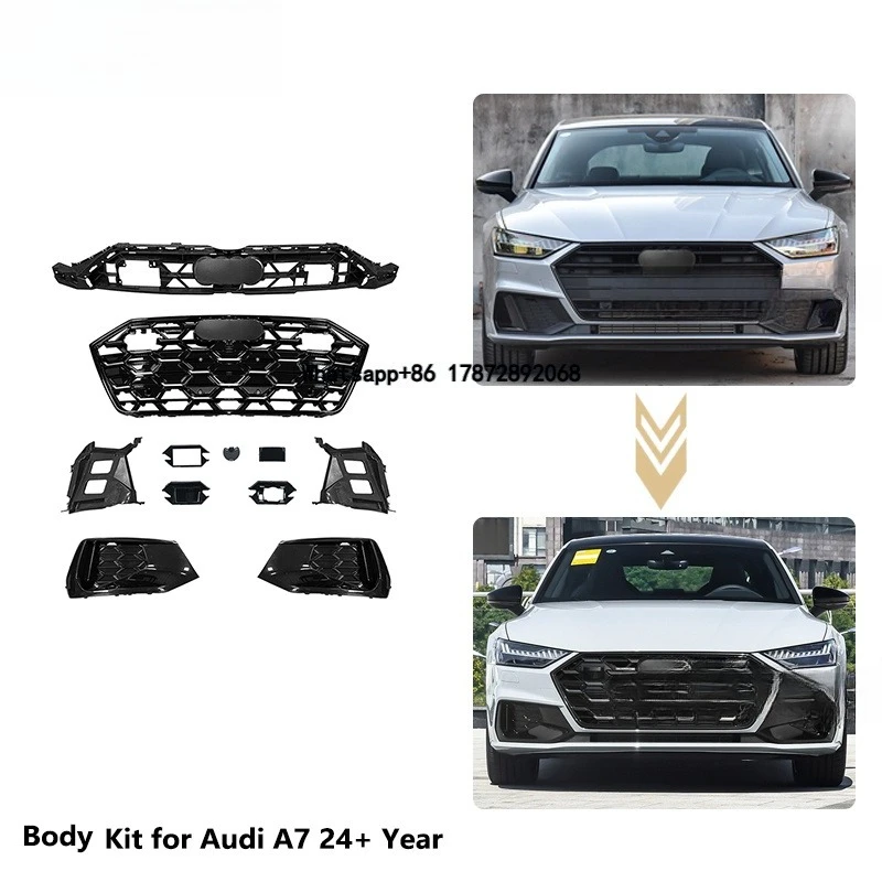 New Restart Plastic Bumper Body Kit for A7 2019-2024 | RS7 Style Upgrade | Bolt-On Installation | OEM
New Restart Plastic Bumper Body Kit for A7 2019-2024 | RS7 Style Upgrade | Bolt-On Installation | OEM