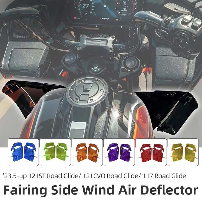 Motorcycle Fairing Side Wings Wind Air Deflector for 2023.5-up Harley 121CVO Road Glide 121ST Road Glide 2024-up 117 Road Glide
Motorcycle Fairing Side Wings Wind Air Deflector for 2023.5-up Harley 121CVO Road Glide 121ST Road Glide 2024-up 117 Road Glide