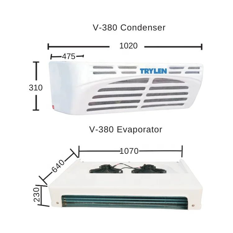 Transport Refrigeration Units With Car Air Evaporative Plastic Fan External Portable Air Cooler Condenser Industrial
Transport Refrigeration Units With Car Air Evaporative Plastic Fan External Portable Air Cooler Condenser Industrial