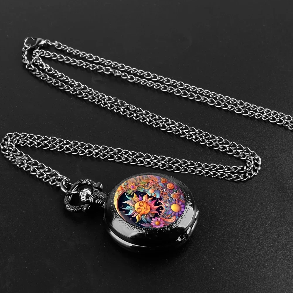 Sun and Moon Goddess Design Glass Dome Quartz Pocket Watch Vintage Men Women Necklace Pendant Watches Kids Souvenir Gift Relógio
Sun and Moon Goddess Design Glass Dome Quartz Pocket Watch Vintage Men Women Necklace Pendant Watches Kids Souvenir Gift Relógio