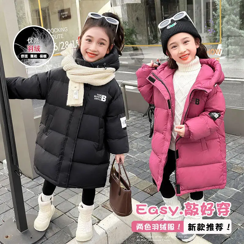 Kawaii Girl Fashion Thicken Hooded Down Cotton Jacket Tops Student Winter Casual Mid-Length Keep Warm Coat Children's Clothing
Kawaii Girl Fashion Thicken Hooded Down Cotton Jacket Tops Student Winter Casual Mid-Length Keep Warm Coat Children's Clothing