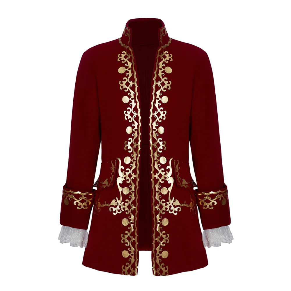 Men's Vintage Tailcoat Uniform 18th Century Colonial Royal Military Jacket Tuxedo Hamilton Coat George Costume
Men's Vintage Tailcoat Uniform 18th Century Colonial Royal Military Jacket Tuxedo Hamilton Coat George Costume