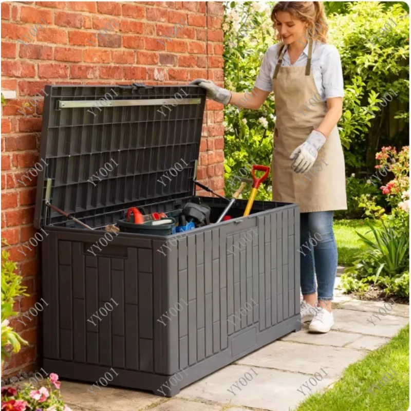 Outdoor Waterproof Storage Box with Lock Hole for Patio Garden Poolside Camping Organization
Outdoor Waterproof Storage Box with Lock Hole for Patio Garden Poolside Camping Organization