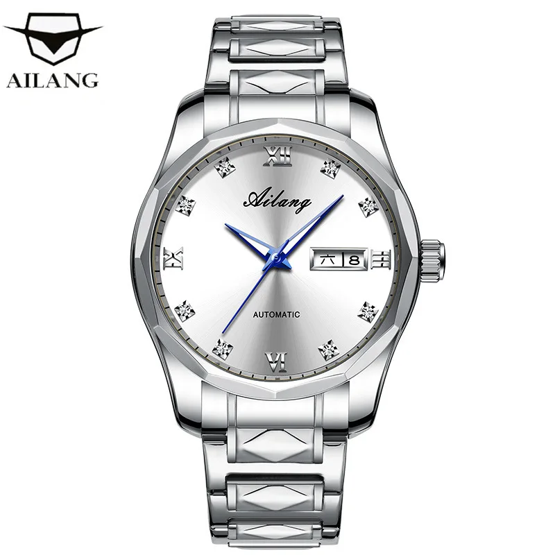 Dropshipping Men Mechanical Watches Stainless Steel Luxury Automatic Watch Waterproof Luminous Hand Wristwatch Relogio Masculino
Dropshipping Men Mechanical Watches Stainless Steel Luxury Automatic Watch Waterproof Luminous Hand Wristwatch Relogio Masculino