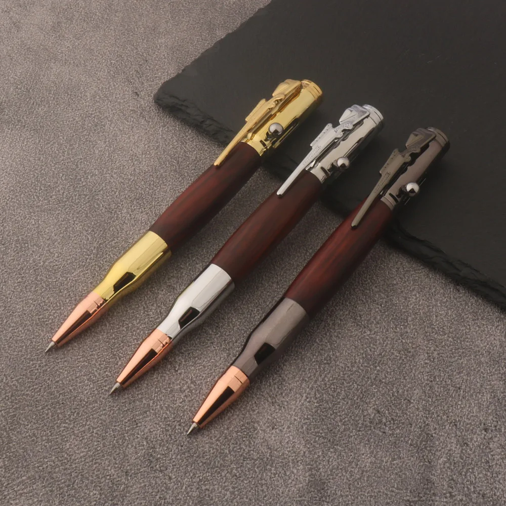 Bullet-style ballpoint pen with screw creative stress-relieving switch pen high-end business metal pen fun writing tool
Bullet-style ballpoint pen with screw creative stress-relieving switch pen high-end business metal pen fun writing tool