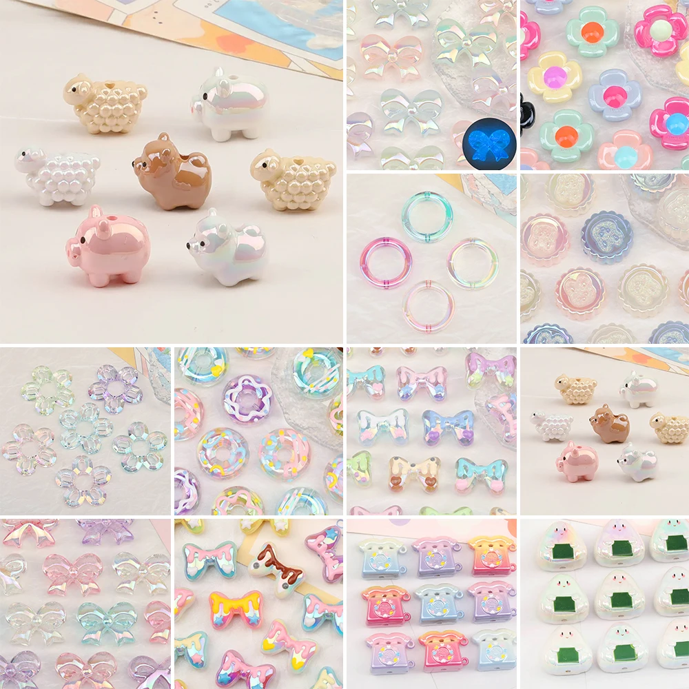 Cordial Design 50Pcs DIY Beads/Bowknot Loop Shape/Aurora Effect/Hand Made/Clear Acrylic Beads/Jewelry Findings & Components
Cordial Design 50Pcs DIY Beads/Bowknot Loop Shape/Aurora Effect/Hand Made/Clear Acrylic Beads/Jewelry Findings & Components