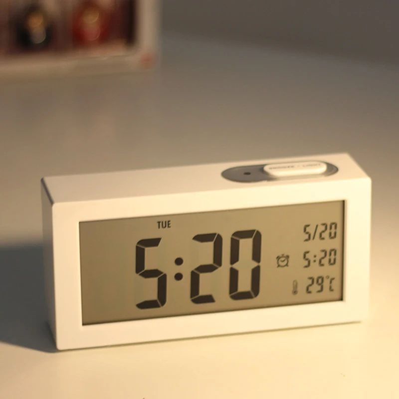 Digital Alarm Clock for Bedroom Temperature Silent Electronic Alarm Clock Digital Budzik Elektroniczny Alarm Clocks Home Decor
Digital Alarm Clock for Bedroom Temperature Silent Electronic Alarm Clock Digital Budzik Elektroniczny Alarm Clocks Home Decor