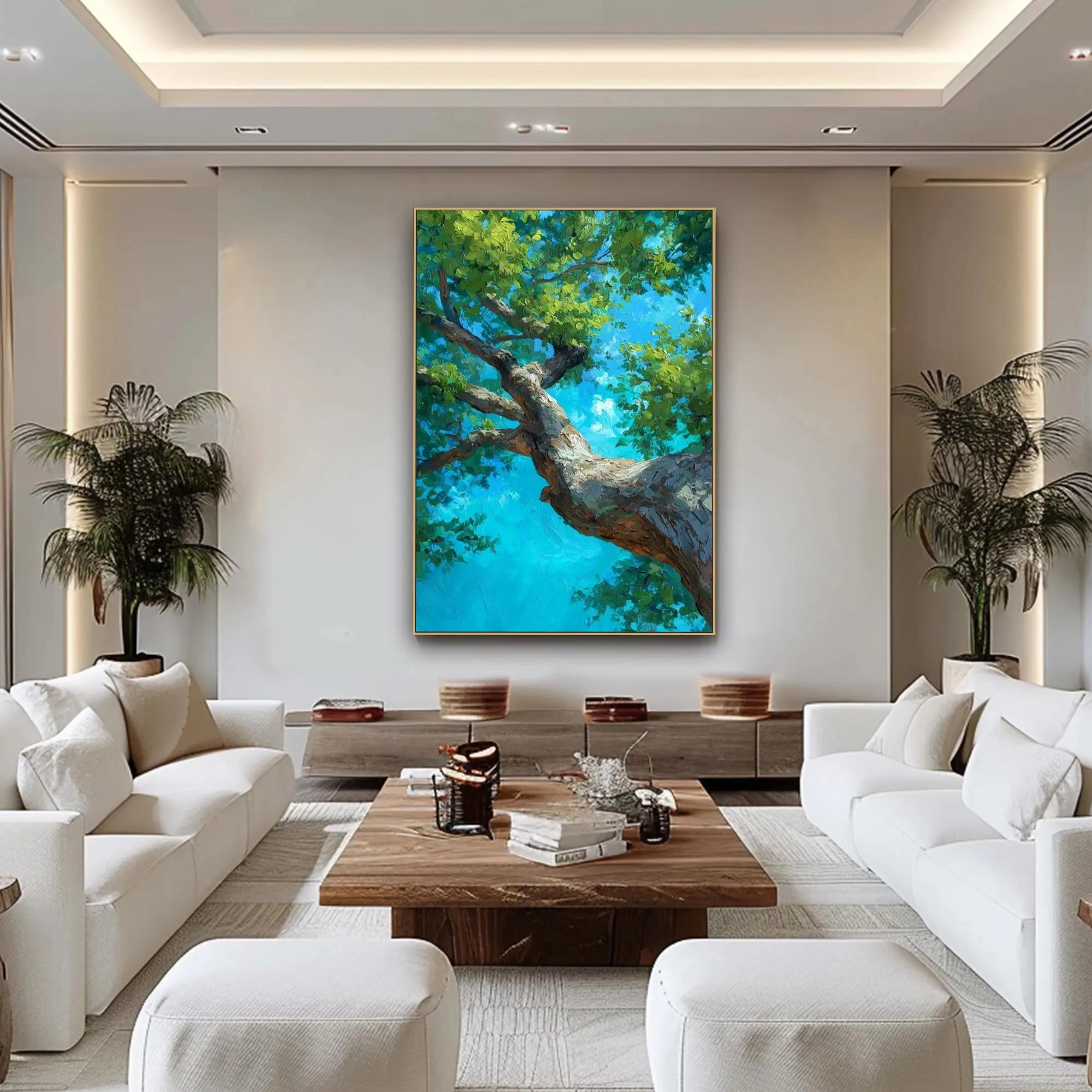 Vibrant natural landscape poster,textured wall art,sky and foliage print,large vertical canvas,modern living room wall decor.
Vibrant natural landscape poster,textured wall art,sky and foliage print,large vertical canvas,modern living room wall decor.