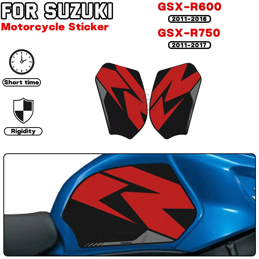 For SUZUKI GSX-R600 GSX-R750 2011-2017 Motorcycle Anti-slip Side Fuel Tank Pad Knee Decal Protection Stickers With Moto Logo
For SUZUKI GSX-R600 GSX-R750 2011-2017 Motorcycle Anti-slip Side Fuel Tank Pad Knee Decal Protection Stickers With Moto Logo