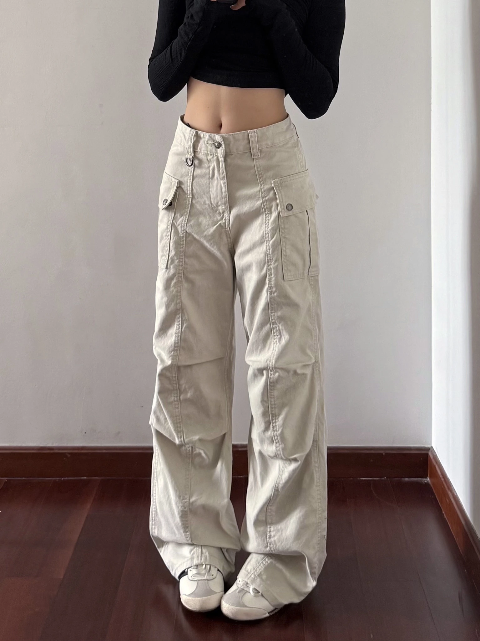Retro American High Street Work Pants Light Beige Straight Leg Faded Casual Jeans Men Women High Waist Denim Fabric Wear Resi...
Retro American High Street Work Pants Light Beige Straight Leg Faded Casual Jeans Men Women High Waist Denim Fabric Wear Resi...