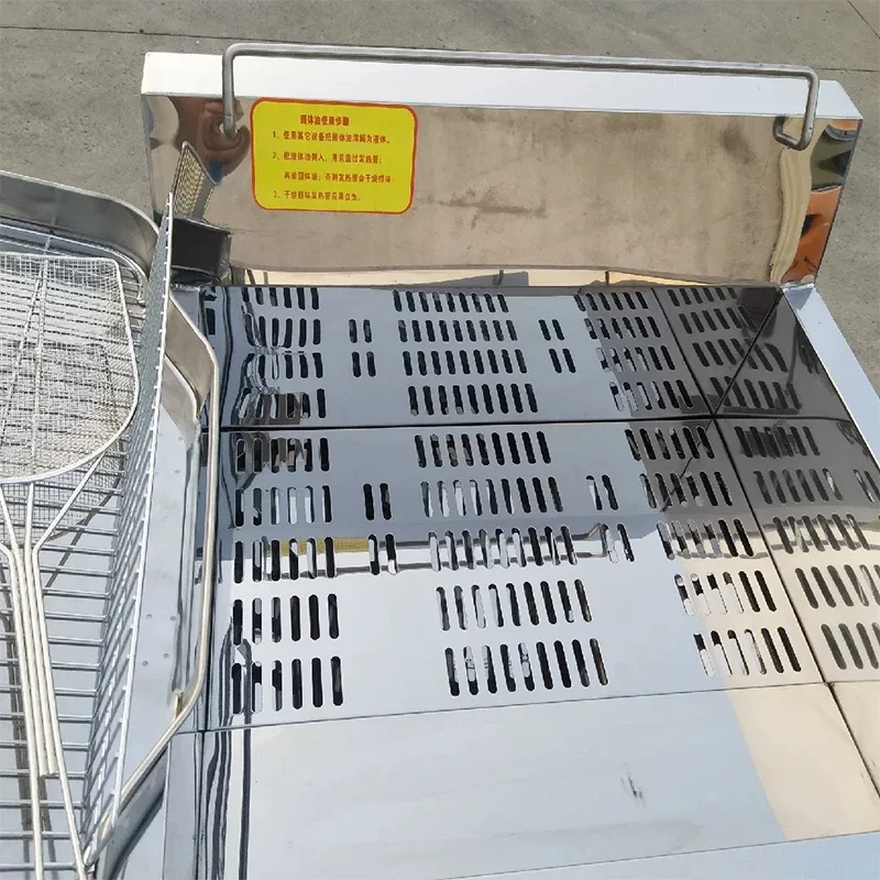 30L/40L Vertical Electric Deep Fryer Commercial Single-Tank Chicken Fryer with Thermostat Temperature Control 220V/3(Customized)
30L/40L Vertical Electric Deep Fryer Commercial Single-Tank Chicken Fryer with Thermostat Temperature Control 220V/3(Customized)