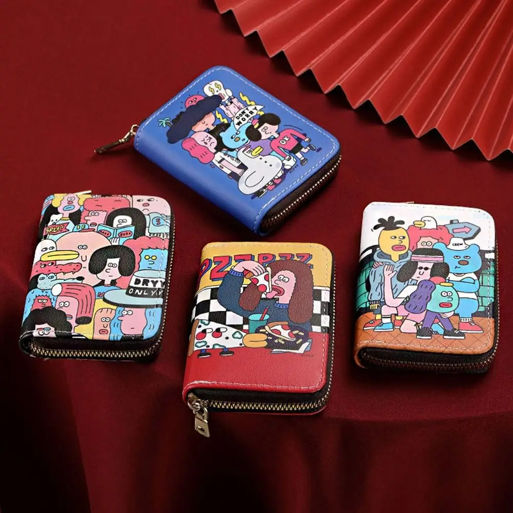 Cool Fashion Comic Printing Card Bag PU Leather Wallets for Women Cartoon Anime Zipper Card Holder Purse Student Gifts
Cool Fashion Comic Printing Card Bag PU Leather Wallets for Women Cartoon Anime Zipper Card Holder Purse Student Gifts