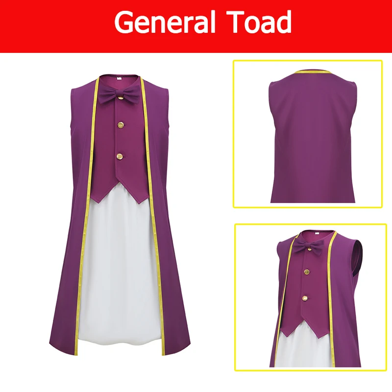 Anime Game 2026 Movie Cosplay Toad Cosplay Costume Men Adult Top Skirt Coat For Halloween Carnival Festival Party Outfits
Anime Game 2026 Movie Cosplay Toad Cosplay Costume Men Adult Top Skirt Coat For Halloween Carnival Festival Party Outfits