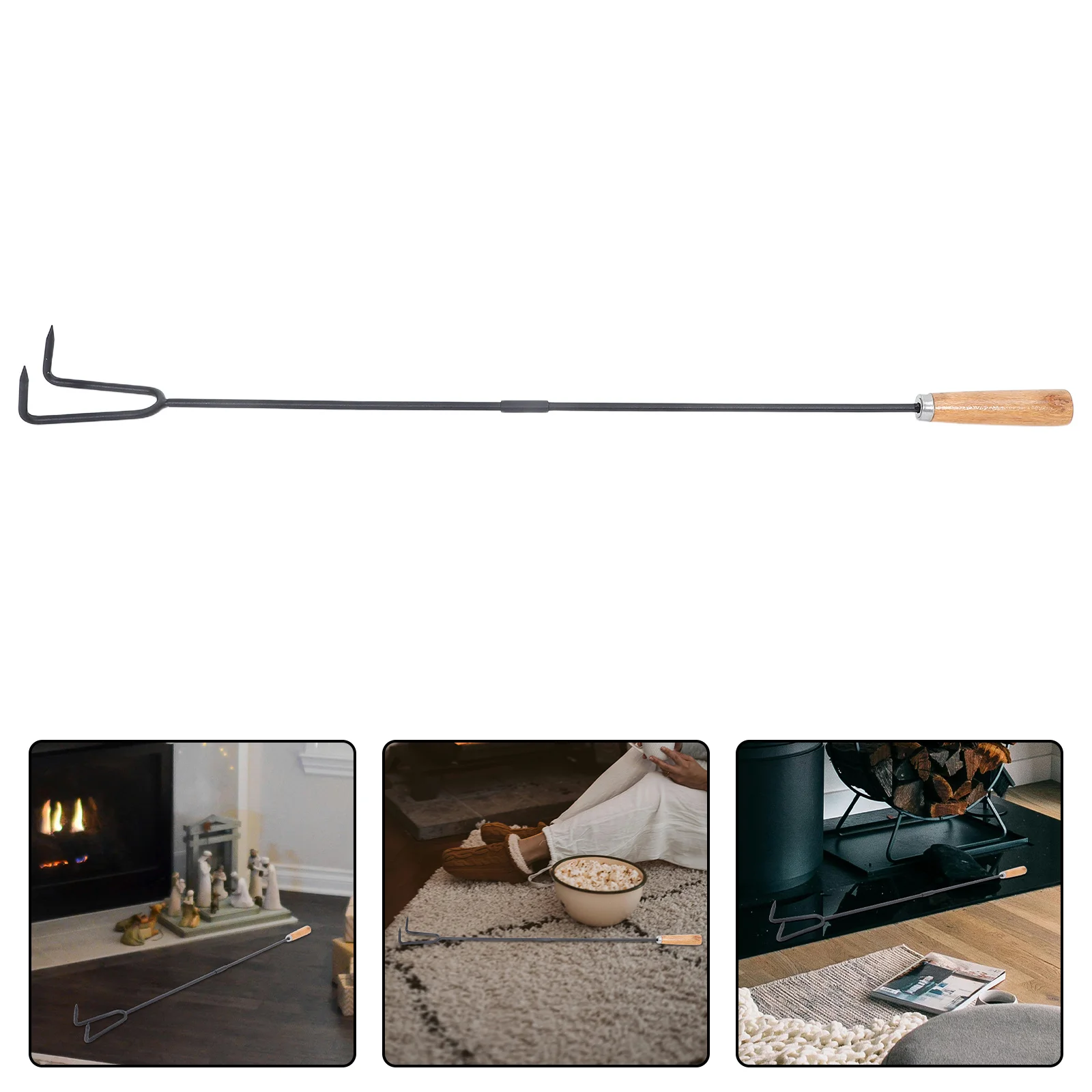 Fire Pit Poker Heavy Duty Wooden Handle Portable for Campfire Outdoor Indoor Wood Burning Stove Bbq Fireplace Tools
Fire Pit Poker Heavy Duty Wooden Handle Portable for Campfire Outdoor Indoor Wood Burning Stove Bbq Fireplace Tools