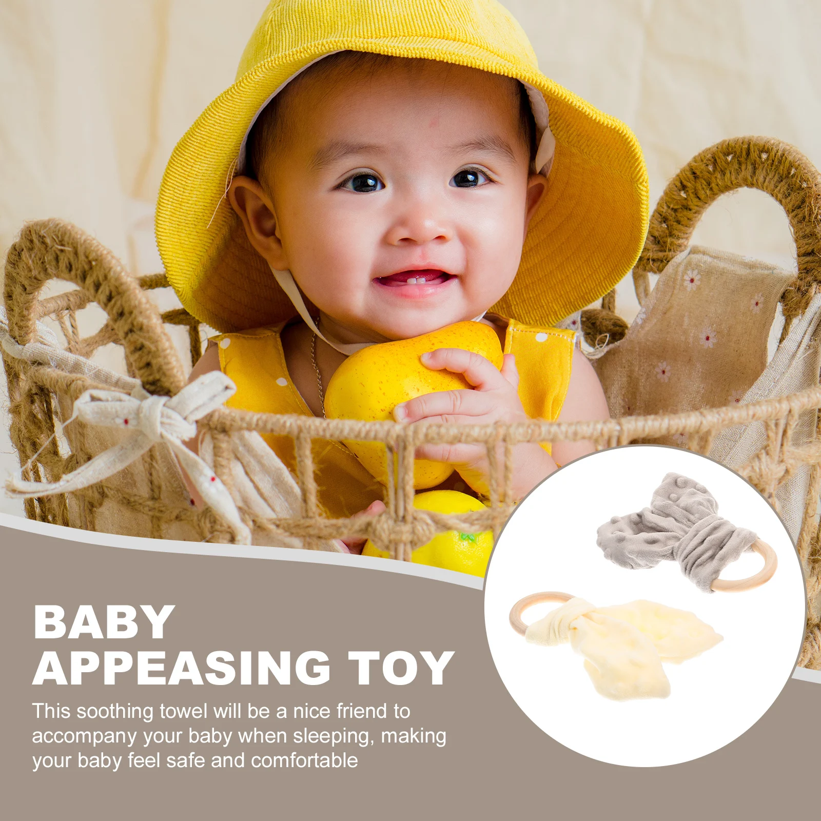 2Pcs Baby Pacify Towel Soft Newborn Security Blanket Soothing Handkerchief Portable Teether Ring Infant Use Baby Teether Toys
2Pcs Baby Pacify Towel Soft Newborn Security Blanket Soothing Handkerchief Portable Teether Ring Infant Use Baby Teether Toys