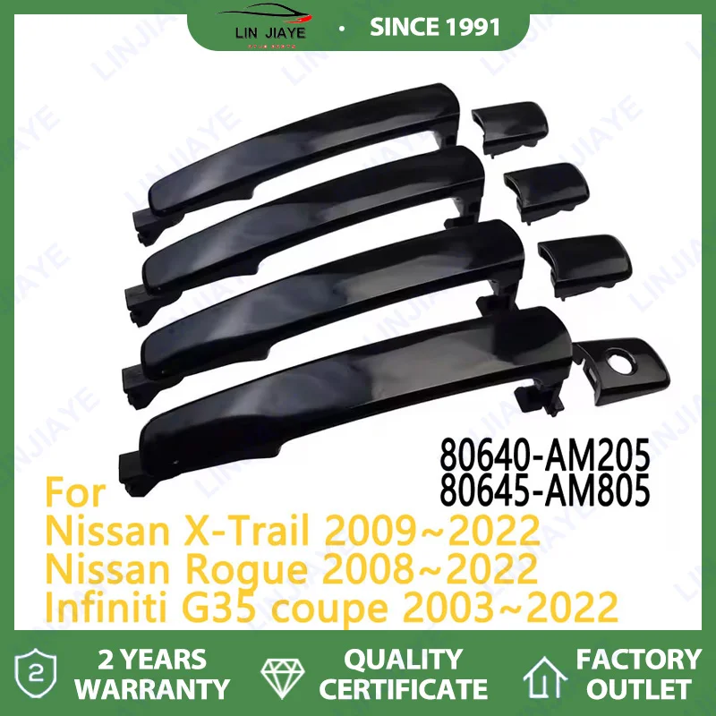 Exterior Door Handle For Infiniti FX35 FX45 G35 2003-2007 for Nissan Murano Rogue 2008-2015 80640AM205 80640CA012 NI1310129
Exterior Door Handle For Infiniti FX35 FX45 G35 2003-2007 for Nissan Murano Rogue 2008-2015 80640AM205 80640CA012 NI1310129
