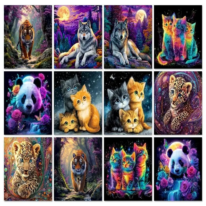 CHENISTORY Picture By Number Leopard Animal Kits For Adults Painting By Number Drawing On Canvas HandPainted Gift Home Decor
CHENISTORY Picture By Number Leopard Animal Kits For Adults Painting By Number Drawing On Canvas HandPainted Gift Home Decor