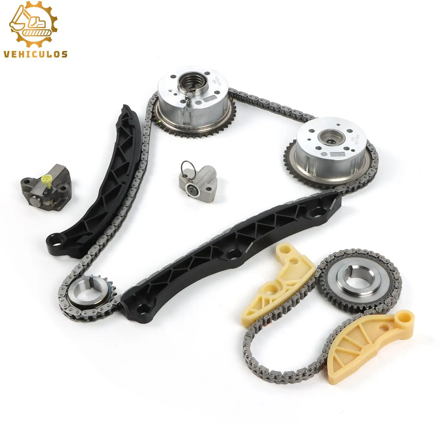 Timing Chain Kit Intake Exhaust Camshaft VVT Gear For KIA Sorento Optima Sportage 2.4 2.0 G4KJ New 1 year Warranty 24350-2G750
Timing Chain Kit Intake Exhaust Camshaft VVT Gear For KIA Sorento Optima Sportage 2.4 2.0 G4KJ New 1 year Warranty 24350-2G750