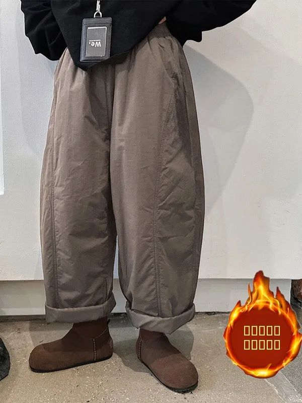 Retro Casual Color Loose Straight Leg Pants Thiened Winter New Sle Faionable Nine Points Cotton Pants High Waist ...
Retro Casual Color Loose Straight Leg Pants Thiened Winter New Sle Faionable Nine Points Cotton Pants High Waist ...