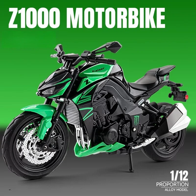 1:12 Z1000 Motorcycle Model Simulation Sound and Light Alloy Street Car Toy Gift For Kids Ornaments
1:12 Z1000 Motorcycle Model Simulation Sound and Light Alloy Street Car Toy Gift For Kids Ornaments