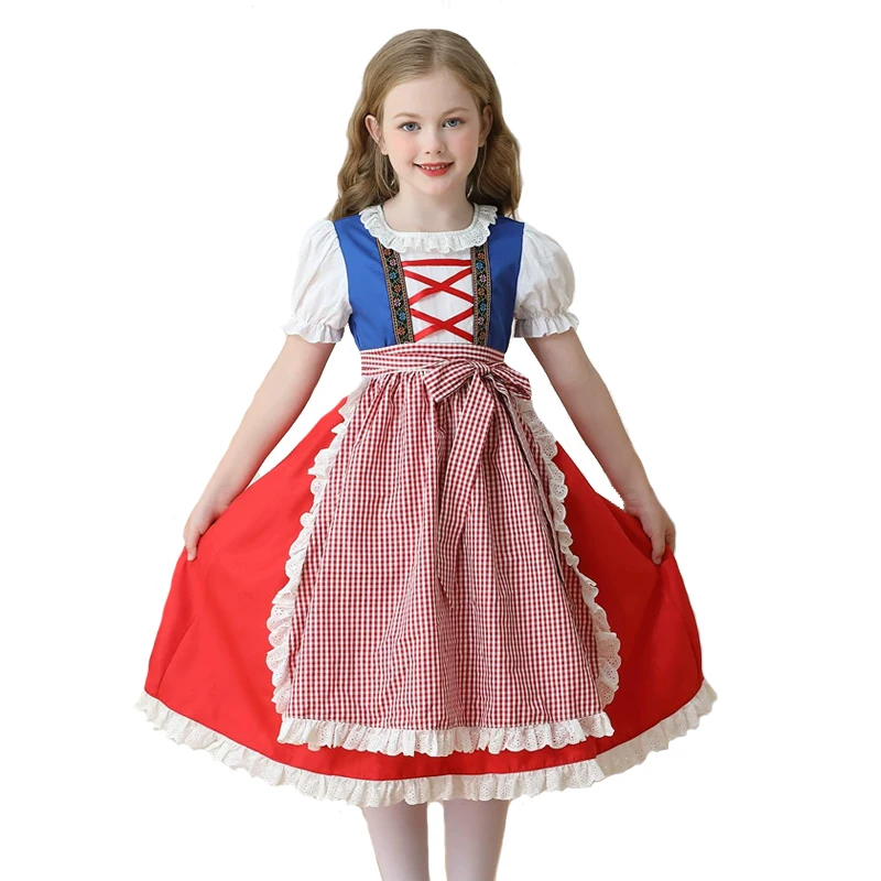 German Munich Oktoberfest Girls Bavarian Lace Lolita Sweet Cute Dress Maid Cosplay Carnival Party Stage Performance Dress 2025
German Munich Oktoberfest Girls Bavarian Lace Lolita Sweet Cute Dress Maid Cosplay Carnival Party Stage Performance Dress 2025