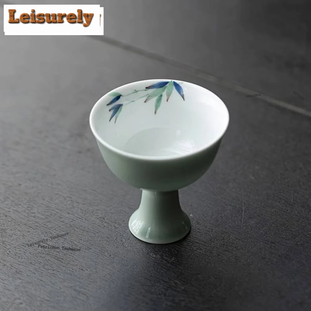 2pc/lot Green Plum High-feet Teacup Boutique Ceramic Master Cup Small Tasting Mug Antique Meditation Cup Cafes Teaset 70ml
2pc/lot Green Plum High-feet Teacup Boutique Ceramic Master Cup Small Tasting Mug Antique Meditation Cup Cafes Teaset 70ml