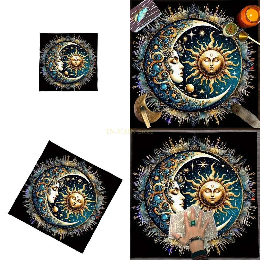 M5TC Sun Moon Astrology Tarots Tarots Tablecloth Altar 
M5TC Sun Moon Astrology Tarots Tarots Tablecloth Altar
