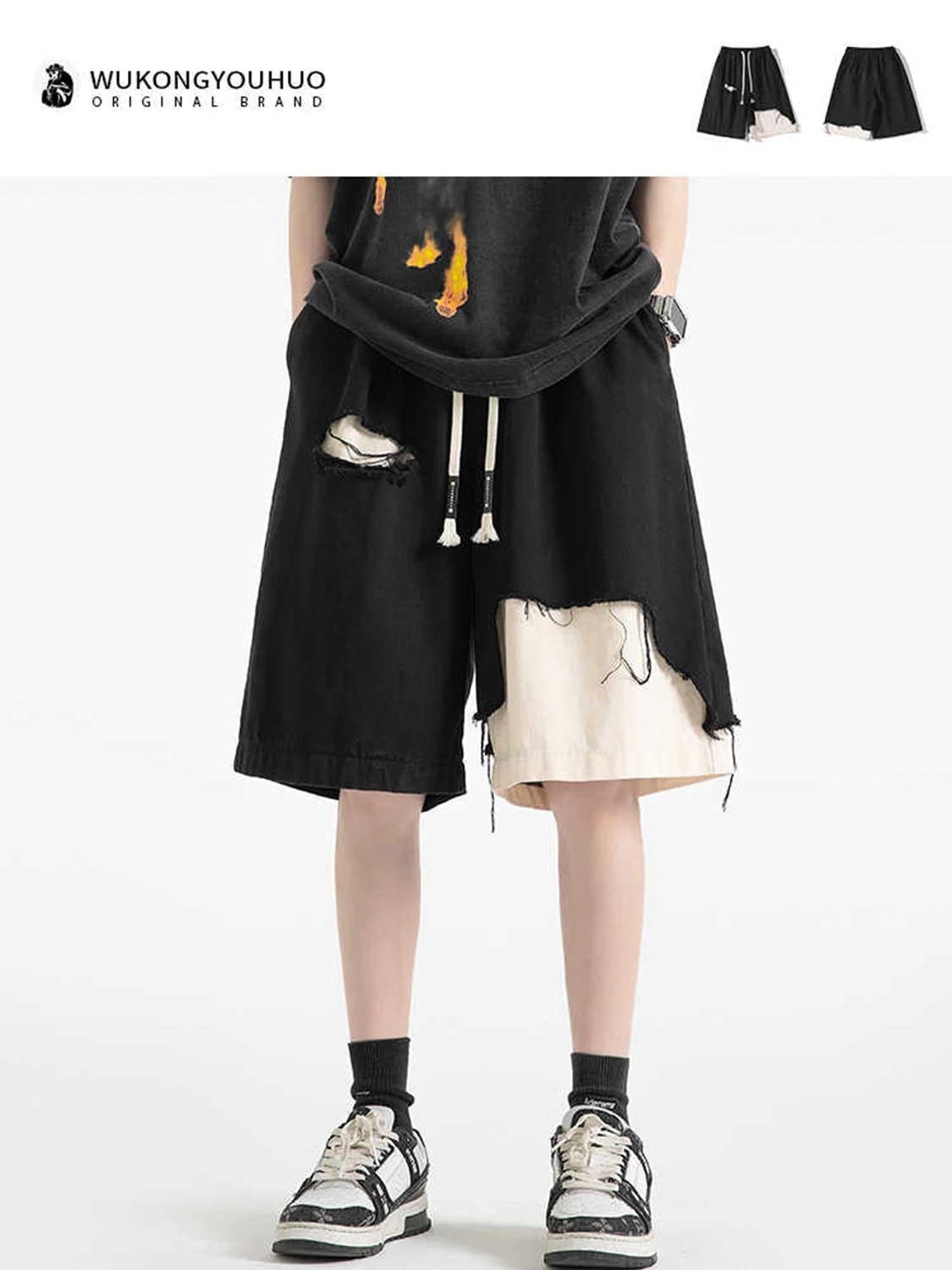 Женские черные рваные джинсы длиной до колена в стиле готики Y2k, мешковатые джинсовые брюки в стиле Харадзюку, японские эмо-джинсы 2000-х годов, короткие брюки, винтажная одежда
Женские черные рваные джинсы длиной до колена в стиле готики Y2k, мешковатые джинсовые брюки в стиле Харадзюку, японские эмо-джинсы 2000-х годов, короткие брюки, винтажная одежда