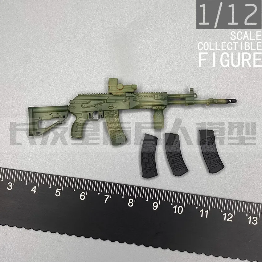 1/12 Scale Soldier AK Model for 6''HASUKI Black Action SA-02
1/12 Scale Soldier AK Model for 6''HASUKI Black Action SA-02