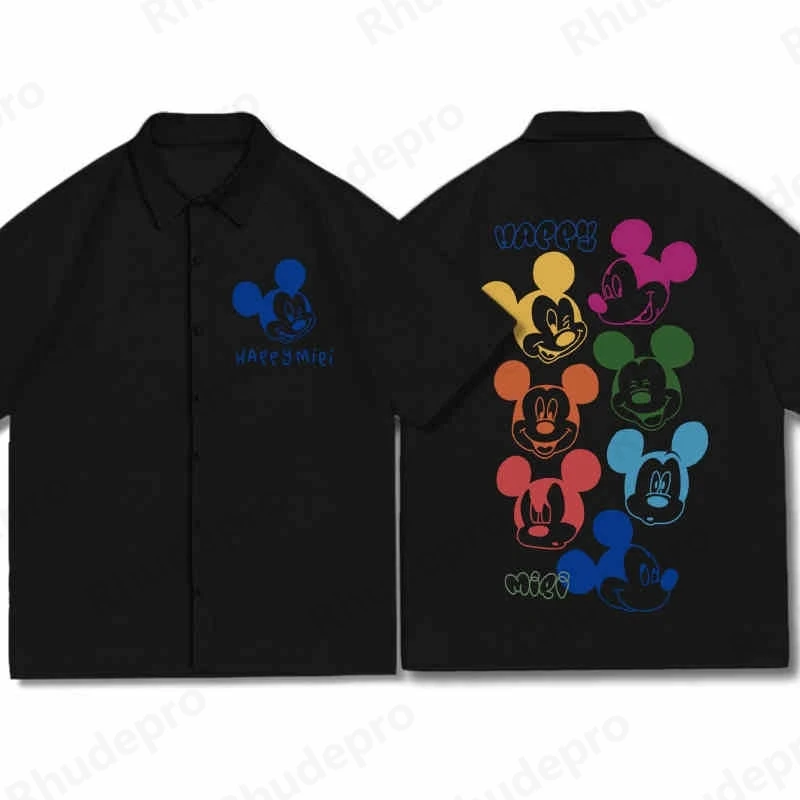 Disney 2025 Fashion Mickey Mouse Printing Turndown Collar Hawaiian Short Sleeve Shirt Casual Shirts Herren Sommerhemd
Disney 2025 Fashion Mickey Mouse Printing Turndown Collar Hawaiian Short Sleeve Shirt Casual Shirts Herren Sommerhemd