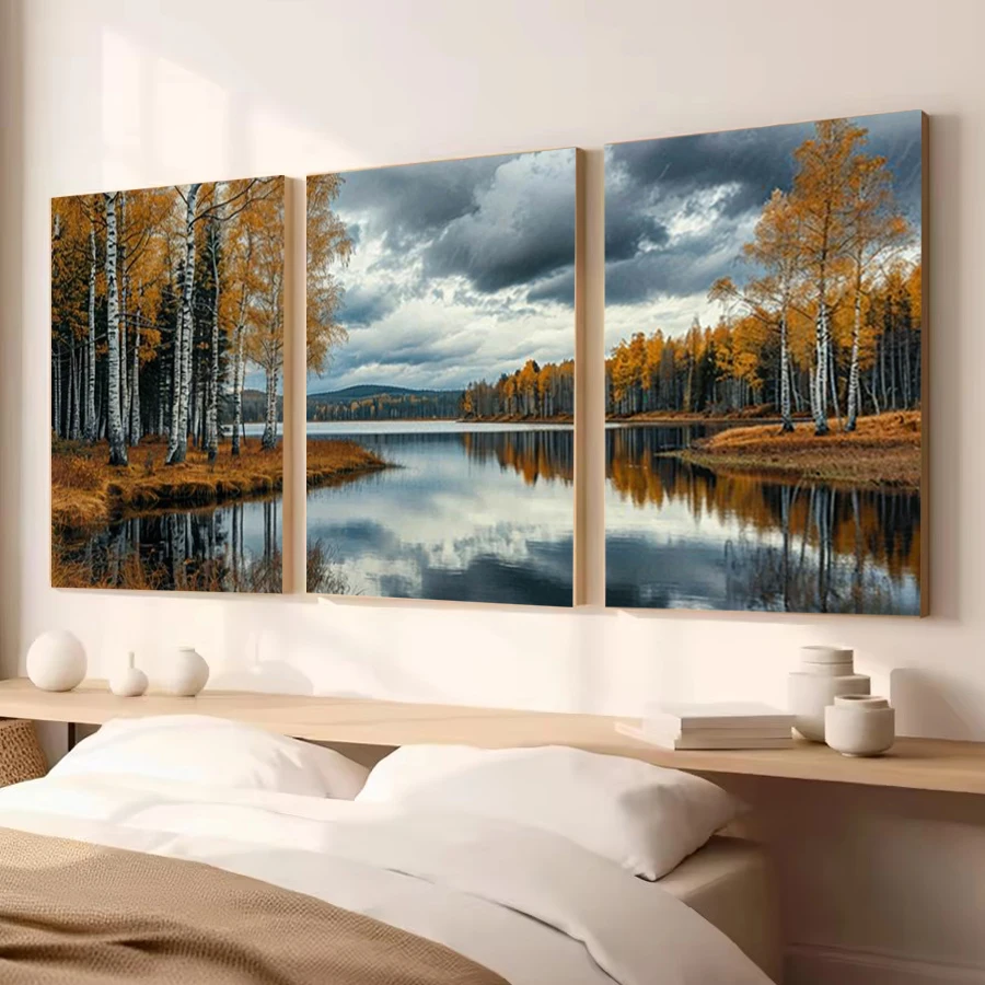 Fullcang Autumn Forest Lake Diy Diamond Art For Adults Painting Kits Triptych Scenery Full Mosaic Embroidery Picture 3Pcs/set
Fullcang Autumn Forest Lake Diy Diamond Art For Adults Painting Kits Triptych Scenery Full Mosaic Embroidery Picture 3Pcs/set