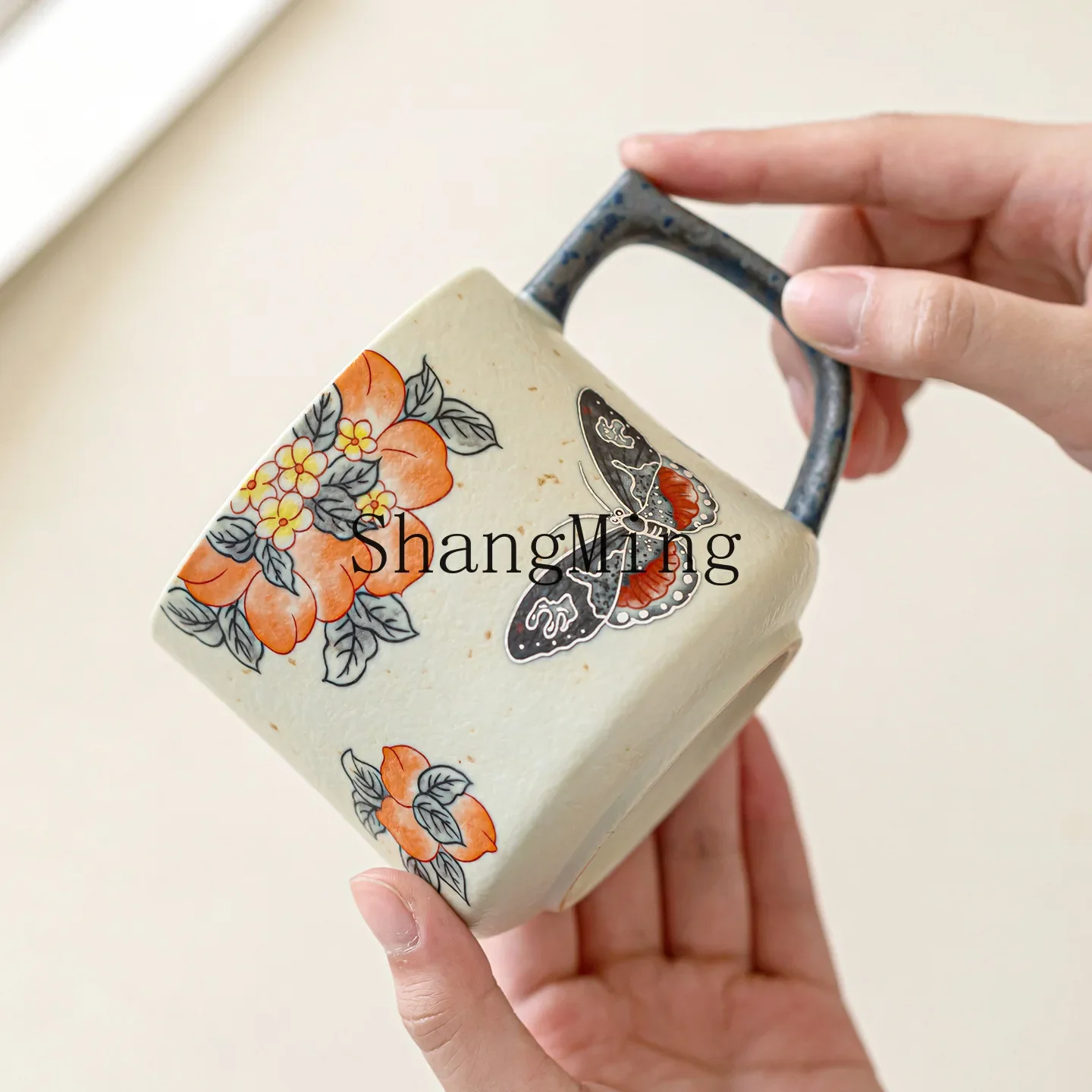 CL Antique Peach Butterfly Dancing Mug Caramel Glazed Ceramic Tea Coffee Cup for Home Office Personal
CL Antique Peach Butterfly Dancing Mug Caramel Glazed Ceramic Tea Coffee Cup for Home Office Personal