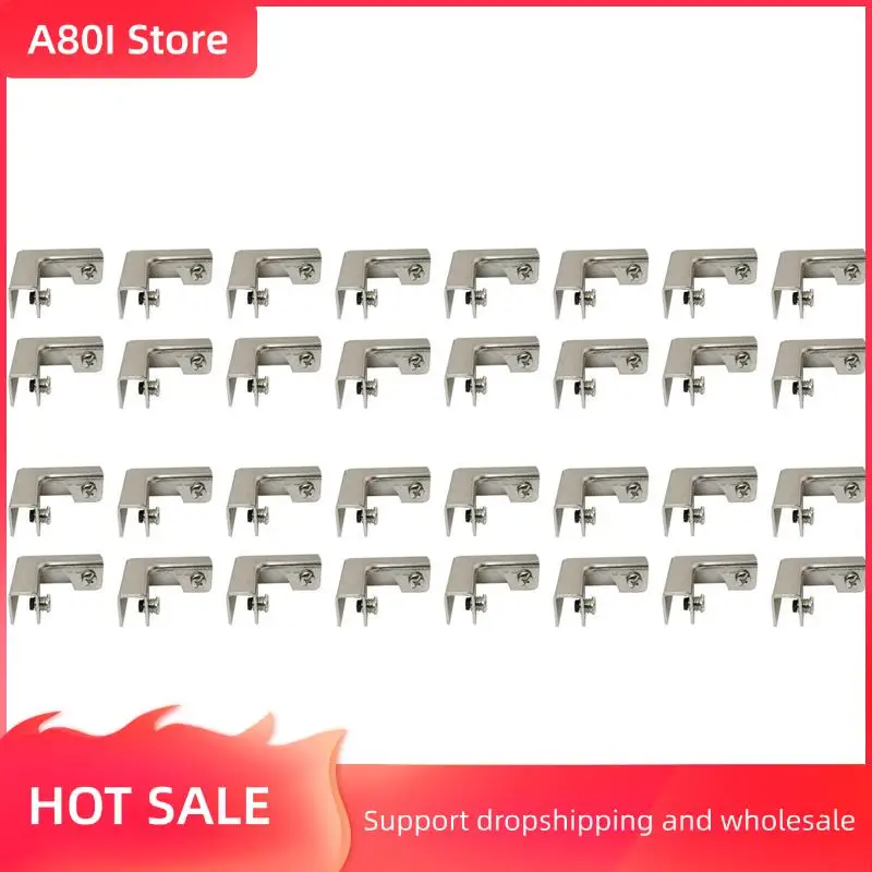 A80I 32Pcs L Type Glass Fixing Clip 2 Way Glass Connectors For 6-10Mm Furniture Hardware Glass Accessories
A80I 32Pcs L Type Glass Fixing Clip 2 Way Glass Connectors For 6-10Mm Furniture Hardware Glass Accessories