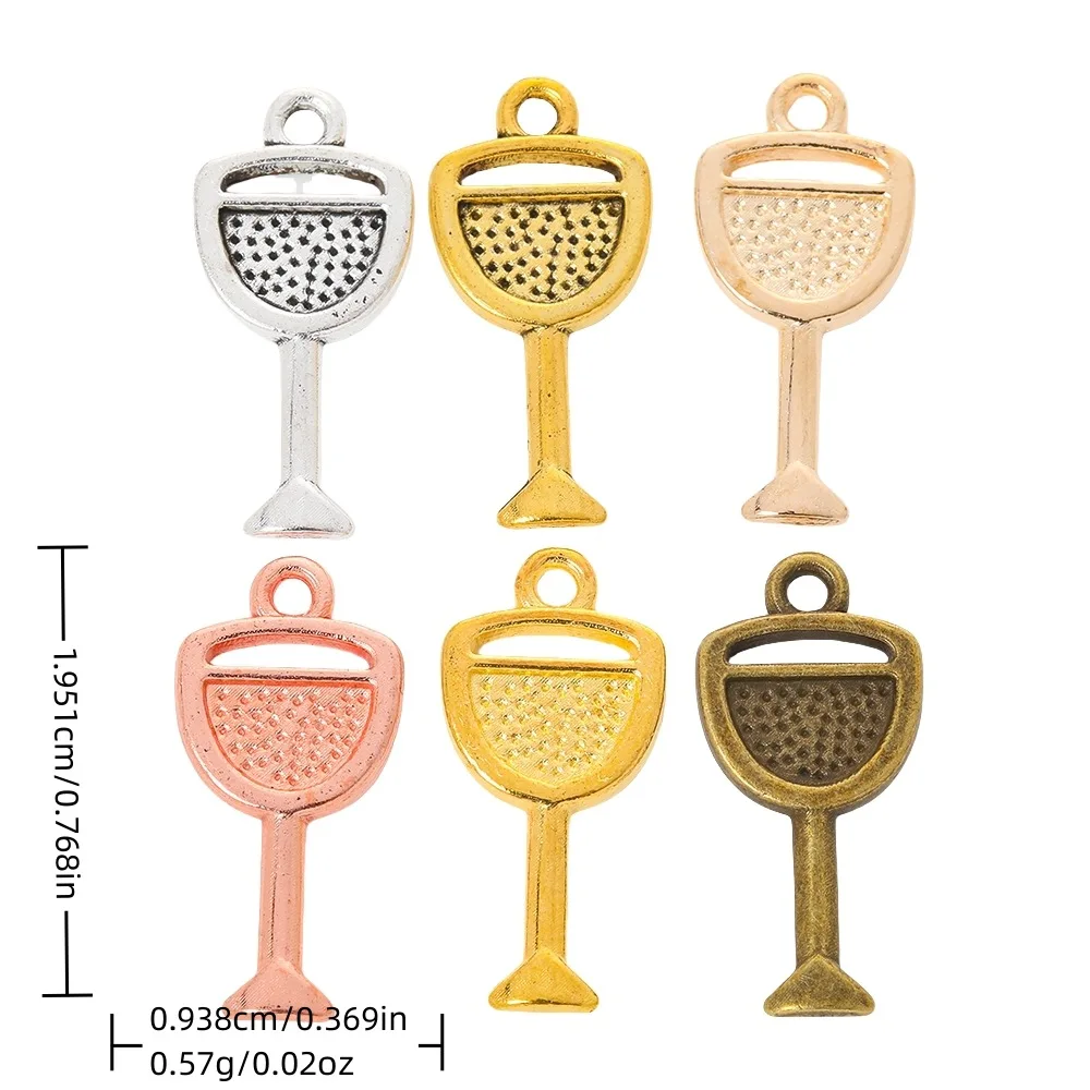 20PCS DIY Retro Zinc Alloy Jewelry Accessories, Six Color Optional Wine Glass Pendant Pendant
20PCS DIY Retro Zinc Alloy Jewelry Accessories, Six Color Optional Wine Glass Pendant Pendant