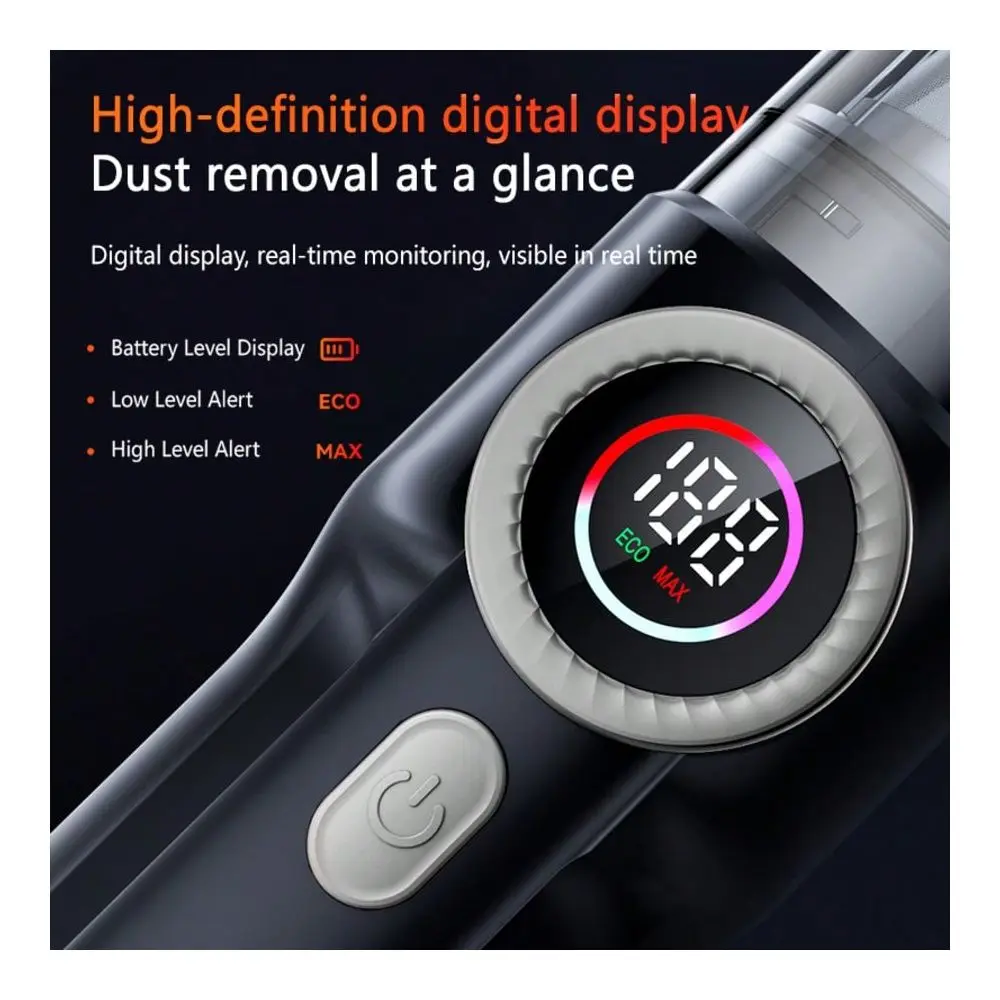Cordless Handheld Vacuum 16000Pa Strong Suction, LED Light Dust Removal Kit, Portable Vacuum Cleaner For Home, Car Interior, Pe
Cordless Handheld Vacuum 16000Pa Strong Suction, LED Light Dust Removal Kit, Portable Vacuum Cleaner For Home, Car Interior, Pe