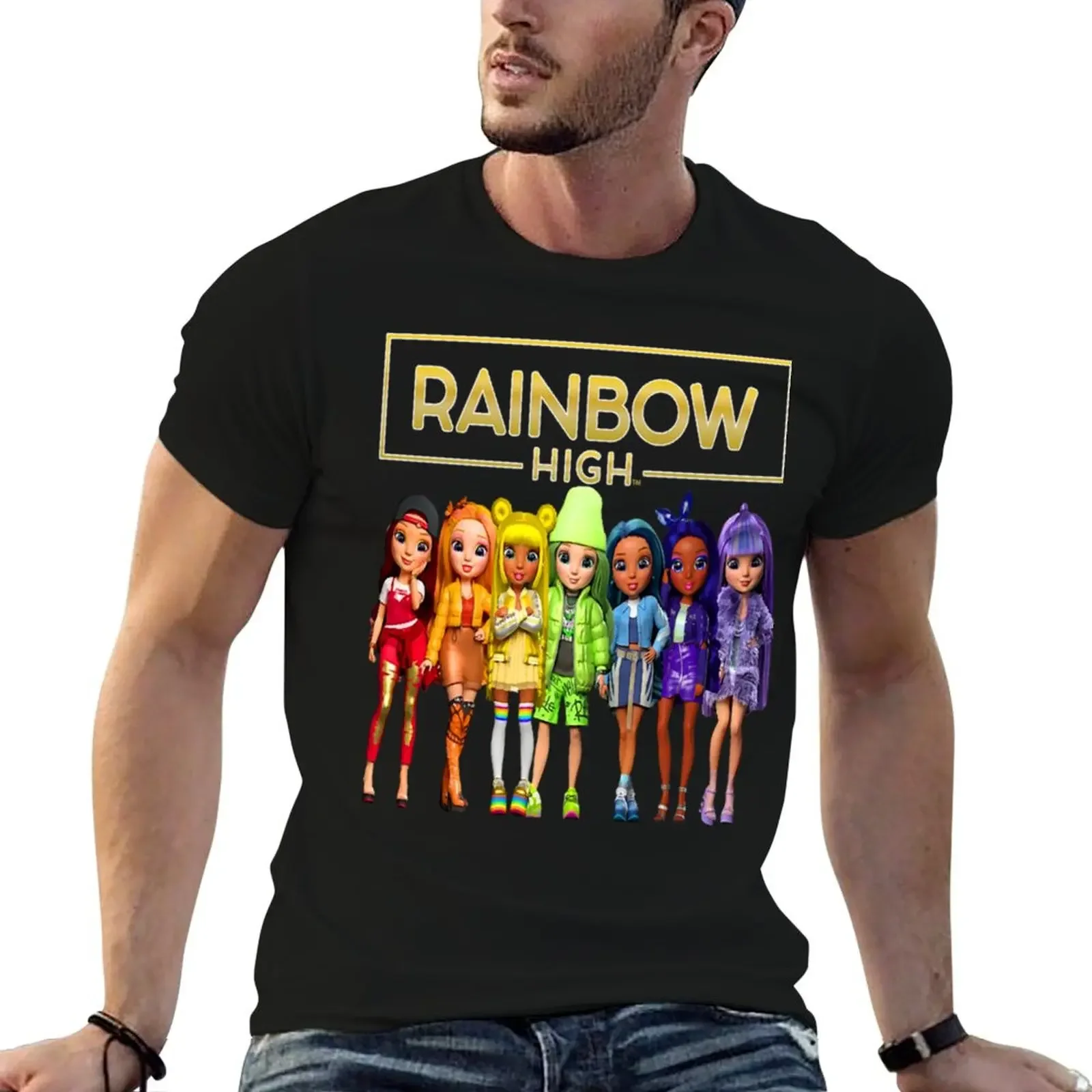 Rainbow High Gift For Fans rainbow high dolls rainbow high characters T-Shirt Personalized t-shirt oversized mens plain t shirts
Rainbow High Gift For Fans rainbow high dolls rainbow high characters T-Shirt Personalized t-shirt oversized mens plain t shirts
