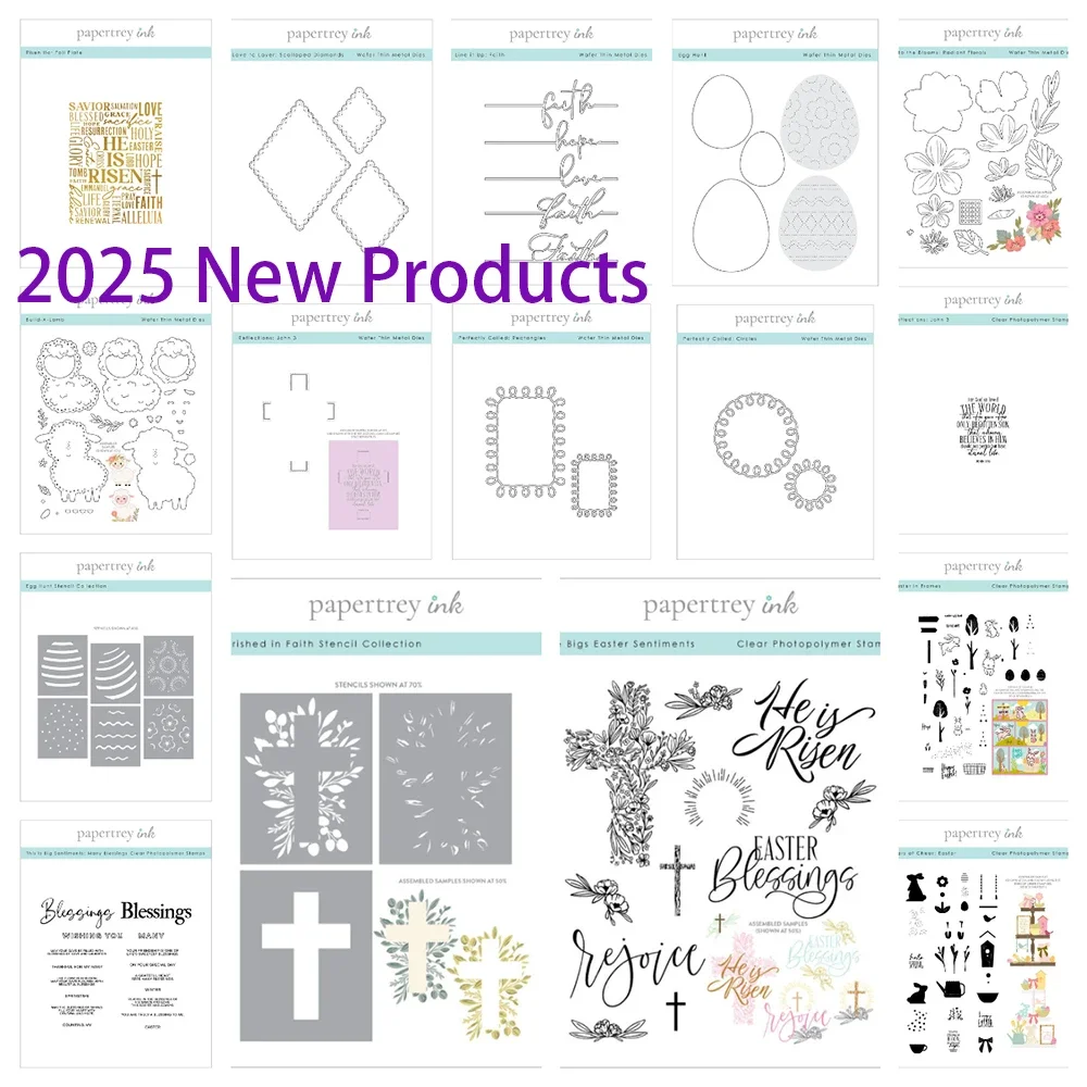 The Bigs Easter Sentiments New Metal Cutting Dies Stamps Stencil For 2025 Scrapbook Diary Decoration Embossing Template DIY Card
The Bigs Easter Sentiments New Metal Cutting Dies Stamps Stencil For 2025 Scrapbook Diary Decoration Embossing Template DIY Card