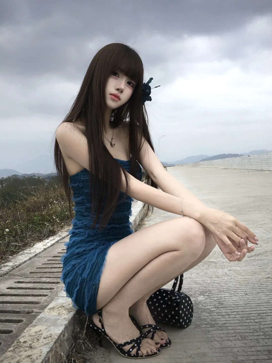 Retro Sexy Short Skirt Bodycon Dress Shoulder Bared mid Waist Polka Dot Print Summer City Commute Street Style Party Wear
Retro Sexy Short Skirt Bodycon Dress Shoulder Bared mid Waist Polka Dot Print Summer City Commute Street Style Party Wear