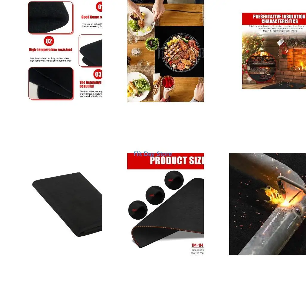 F92C Industrial Carbon Fiber Welding Blanket Mat Flame Retardant 39x39Inch 1000°C
F92C Industrial Carbon Fiber Welding Blanket Mat Flame Retardant 39x39Inch 1000°C