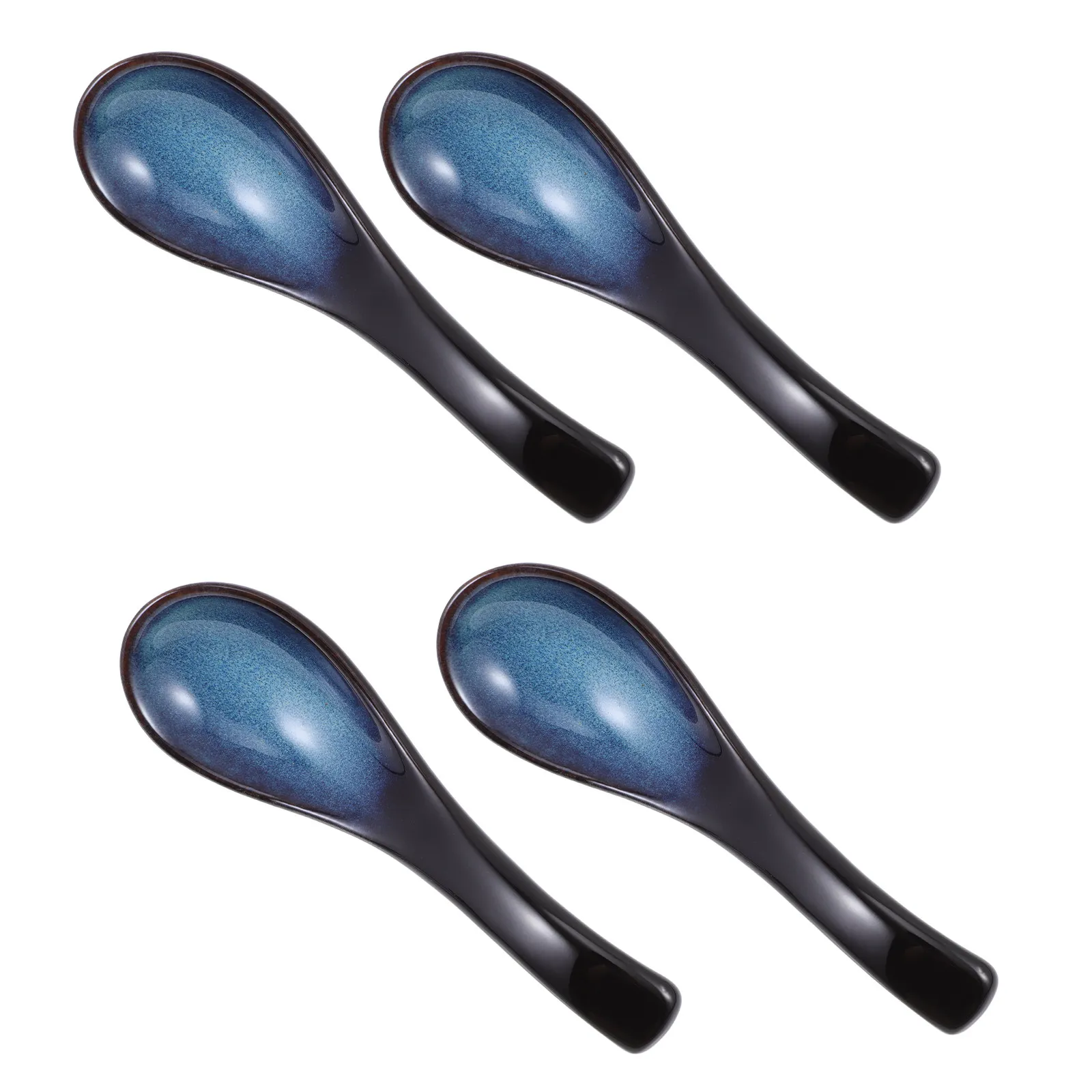 4Pcs Japanese Retro Ceramic Spoons Set Smooth Glossy Finish for Soup Porridge Dessert Coffee Honey Serving Home Dining Gift Blue
4Pcs Japanese Retro Ceramic Spoons Set Smooth Glossy Finish for Soup Porridge Dessert Coffee Honey Serving Home Dining Gift Blue