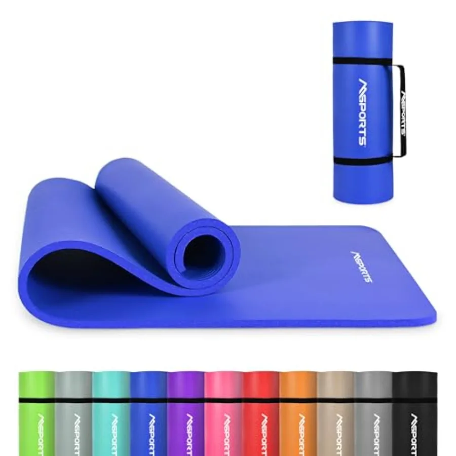 Yoga Mat Premium Non Slip Thick Extra Comfortable Exercise Mat for Home Workouts Pilates Stretching and Gym Cushioned NBR Foam
Yoga Mat Premium Non Slip Thick Extra Comfortable Exercise Mat for Home Workouts Pilates Stretching and Gym Cushioned NBR Foam